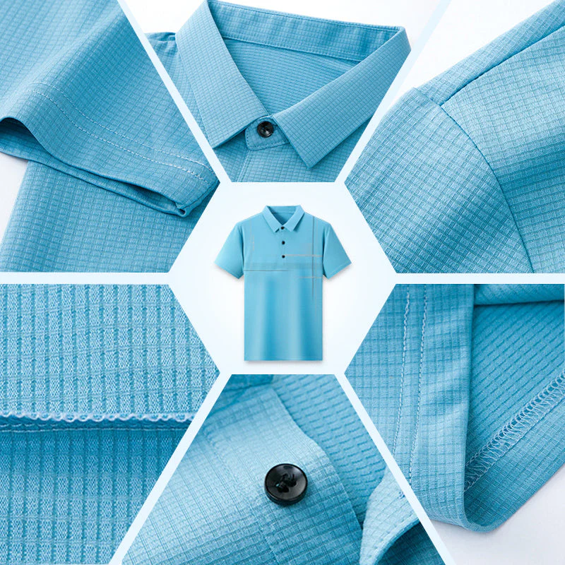 Alistair® | Loose, Cool And Breathable T-Shirt With Revere Collar For Men - Image 7