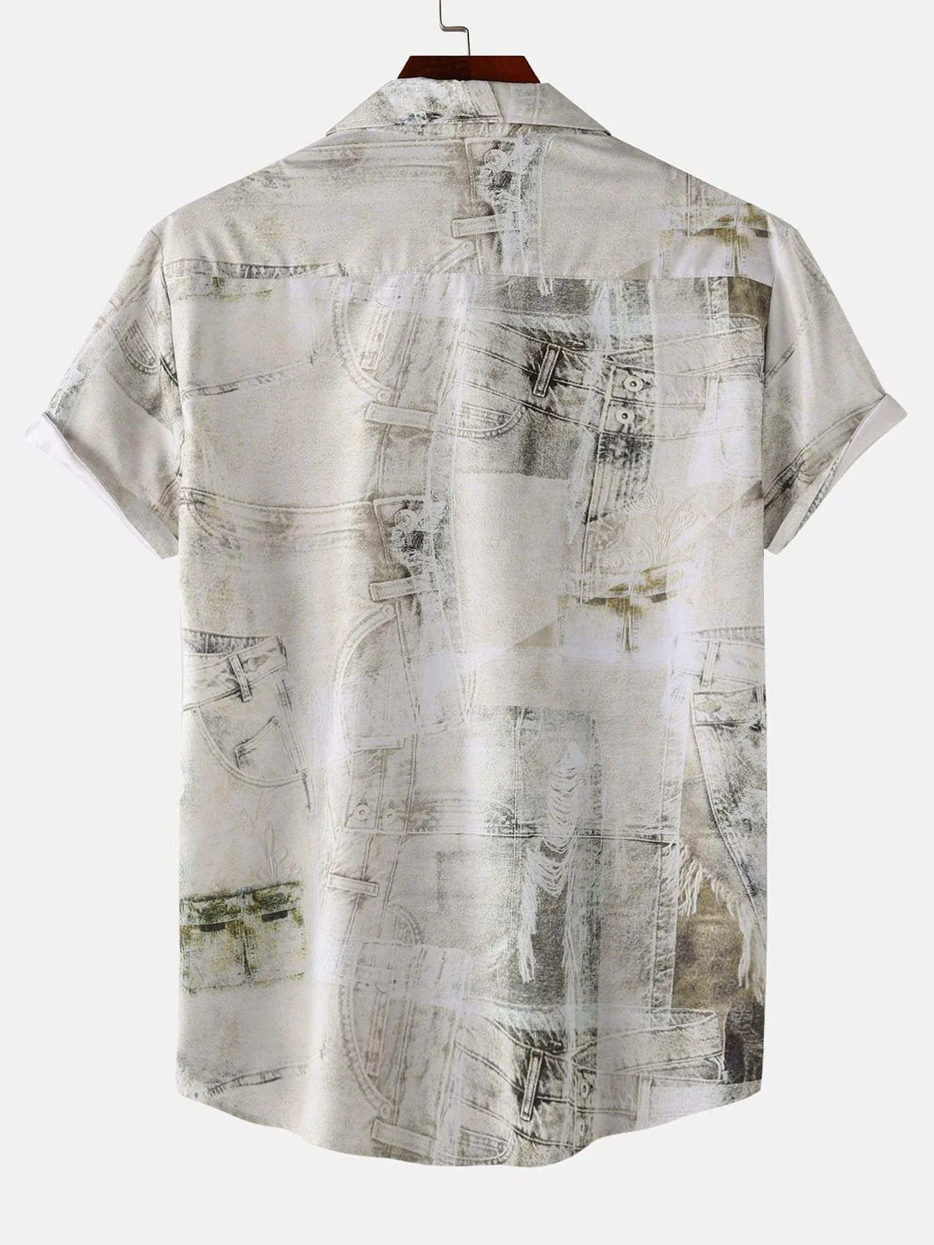 Allen® | Vintage Denim Print Shirt - Image 2
