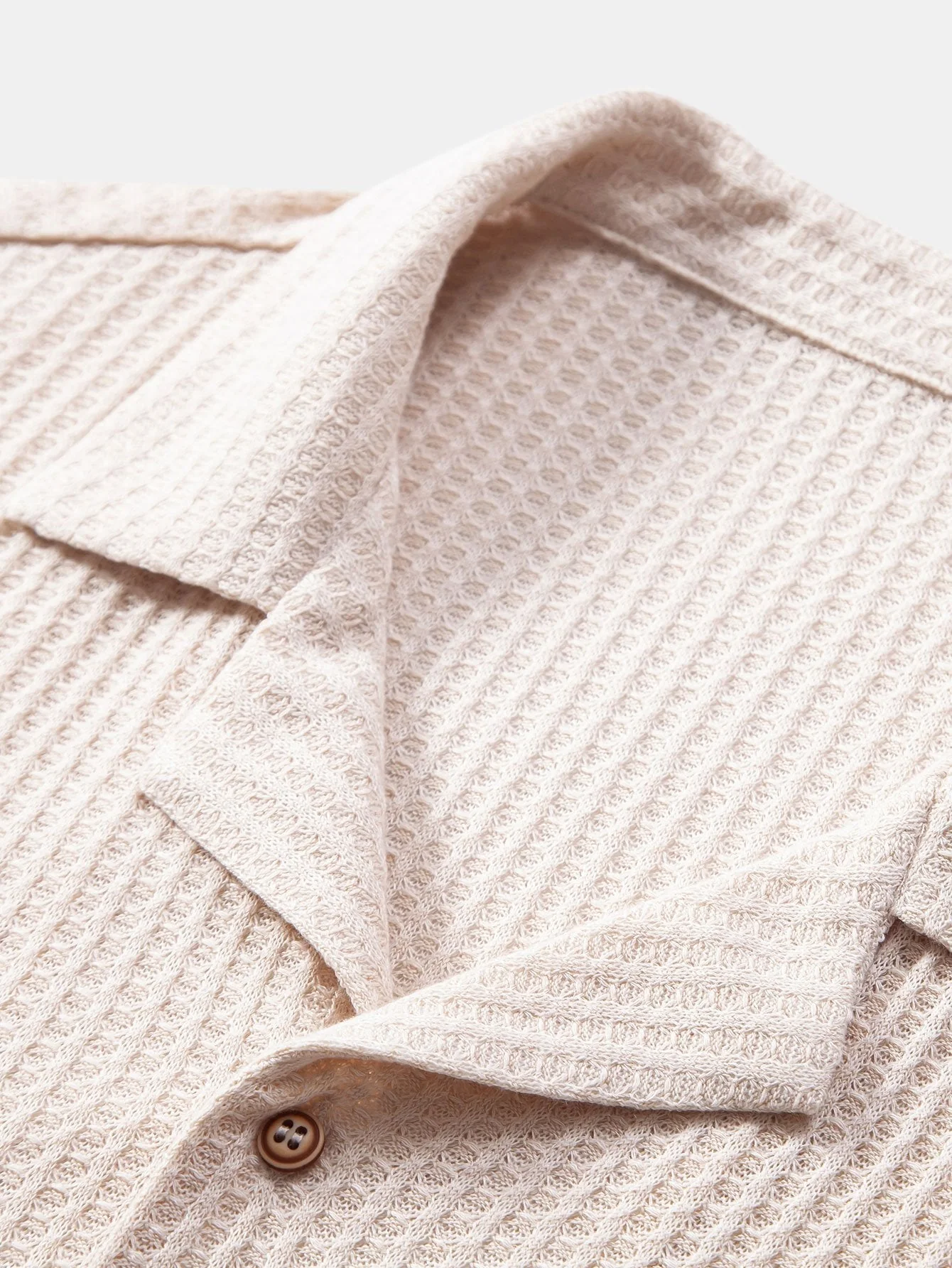 Allistair® | Short Sleeve Knitted Waffle Cuban Shirt - Image 5