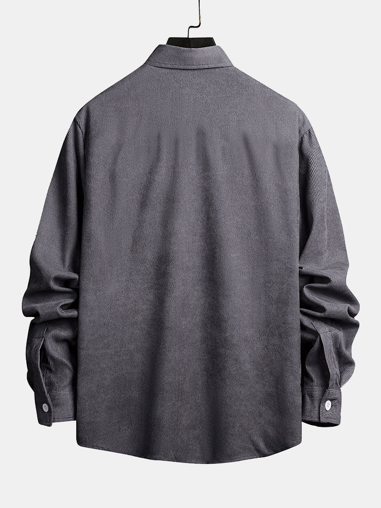 Allyn® | Corduroy Check Patchwork Shirt - Image 2