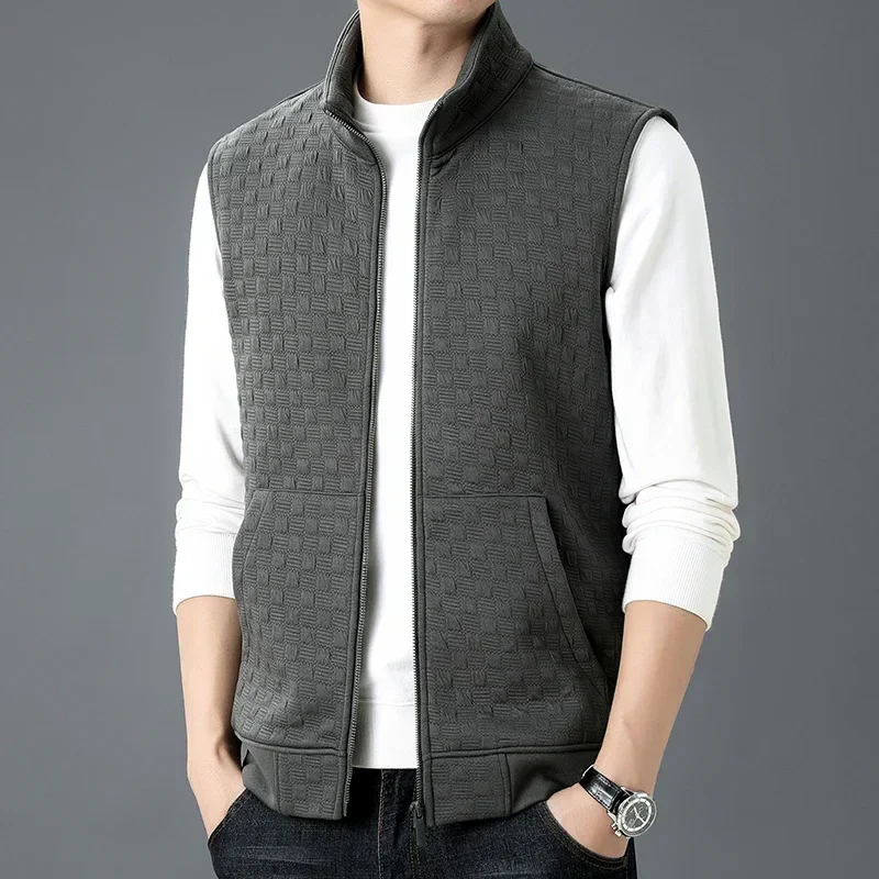 Almon® | ATHLETIC TEXTURED ZIP VEST - Image 4