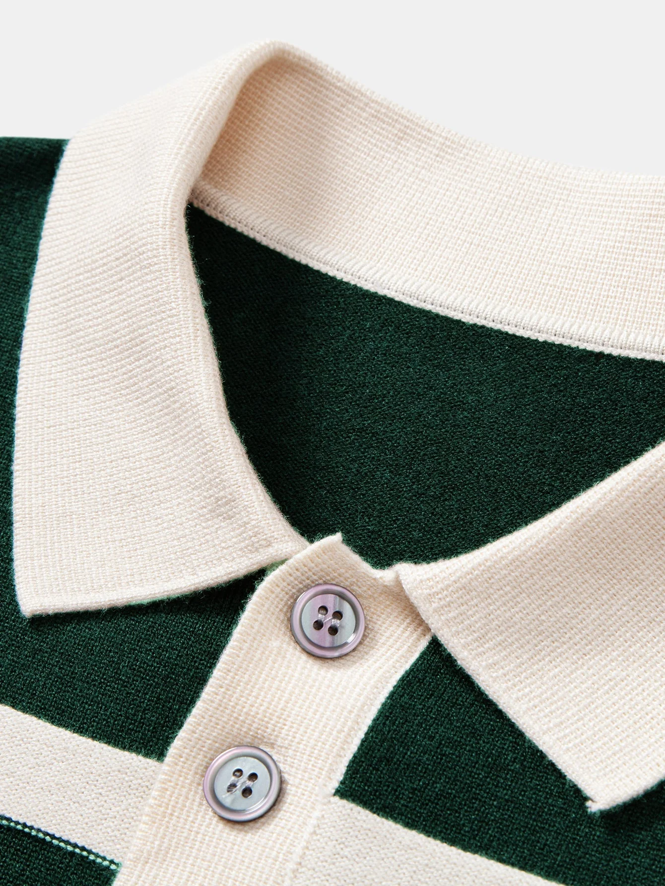 Alonso® | Long Sleeve Color Block Knit Polo Shirt - Image 14