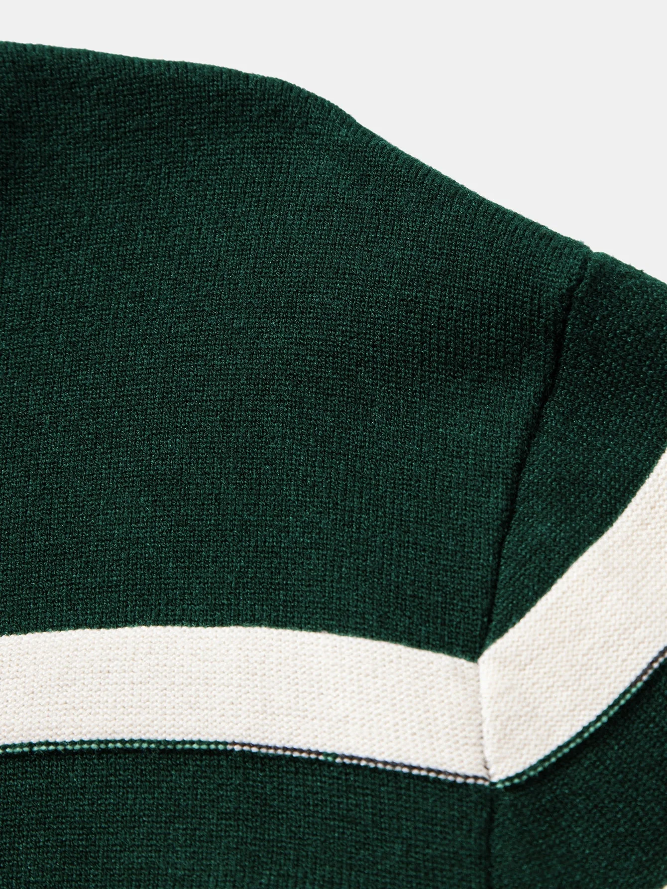 Alonso® | Long Sleeve Color Block Knit Polo Shirt - Image 3