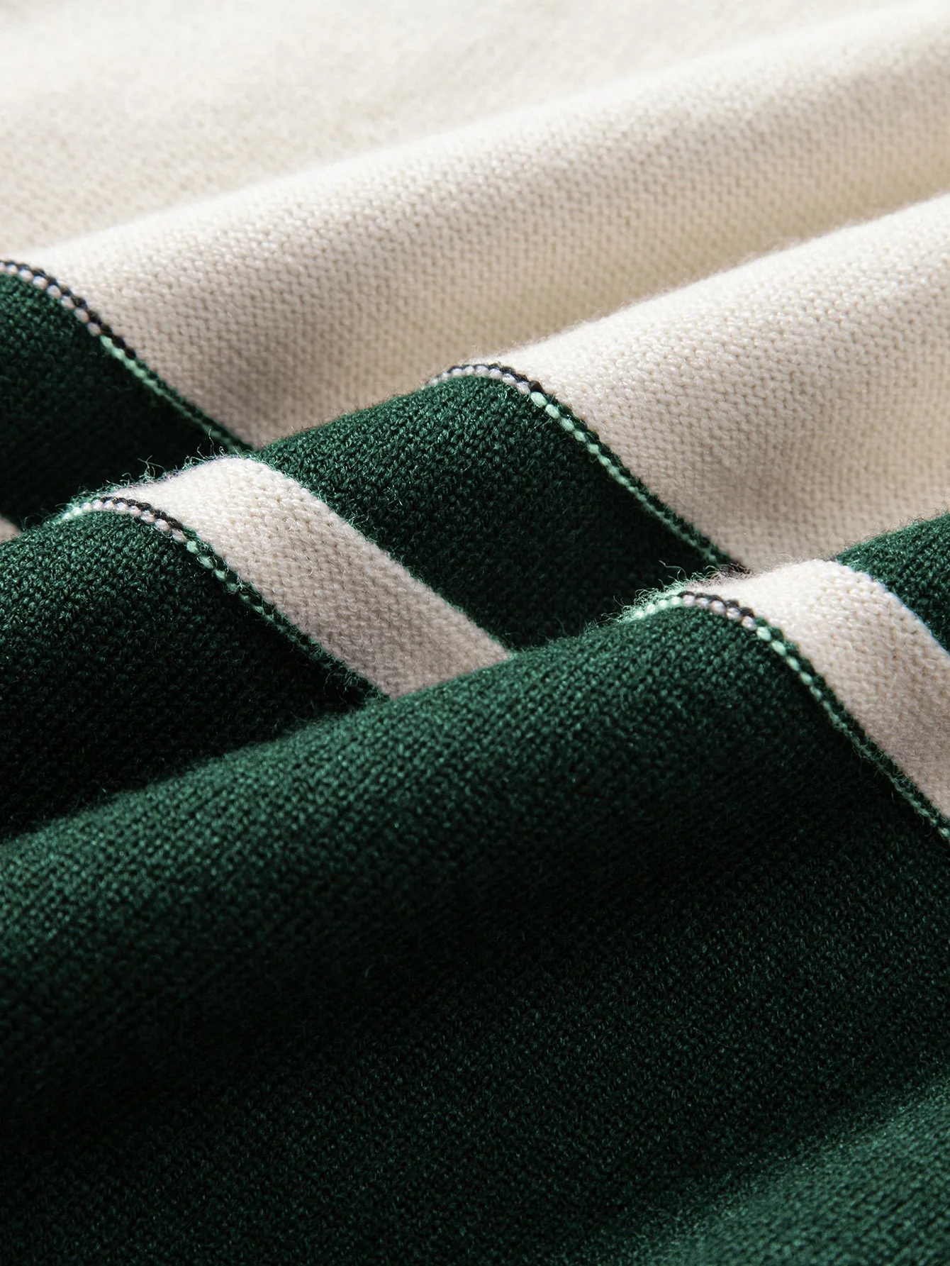 Alonso® | Long Sleeve Color Block Knit Polo Shirt - Image 5
