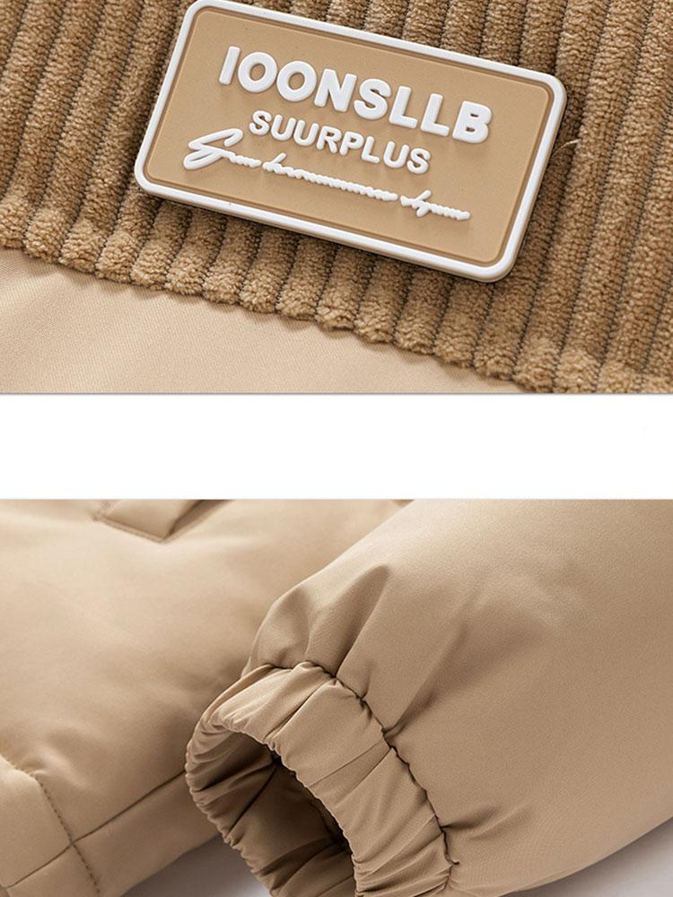 Alonso | Corduroy Panel Puffer Coat - Image 6
