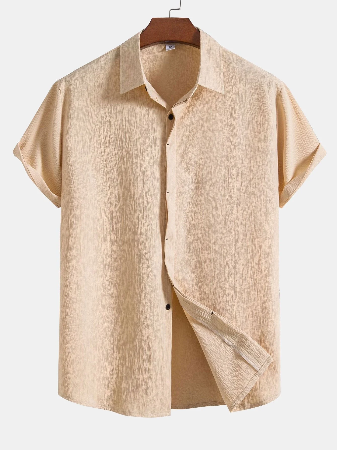 Aloys® | Wrinkled Concealed Fly Shirt - Image 2