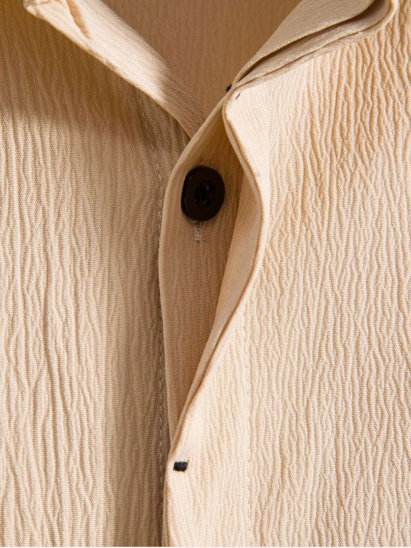 Aloys® | Wrinkled Concealed Fly Shirt - Image 9