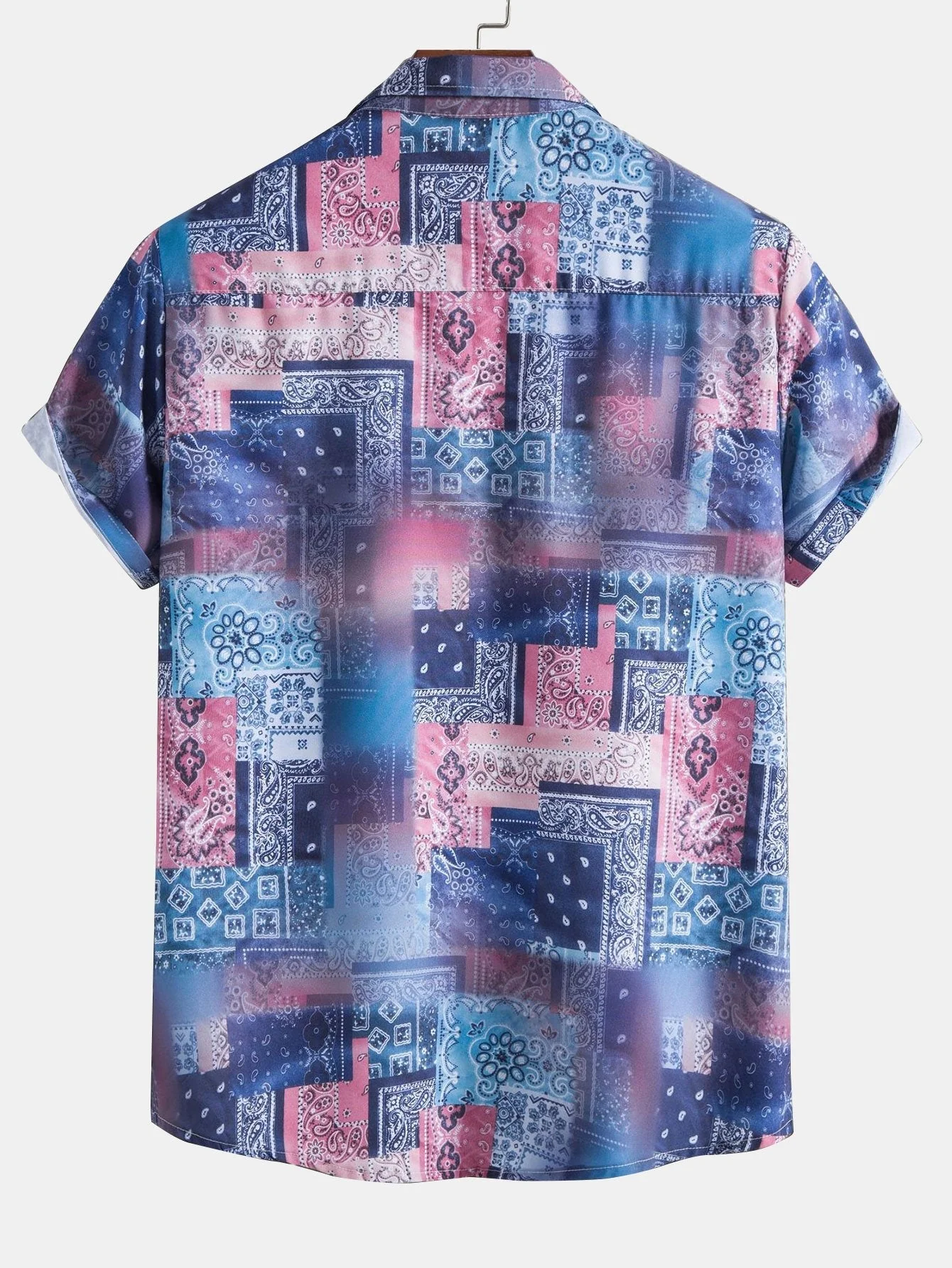Alston® | Paisley Bandana Print Button Up Shirt - Image 2