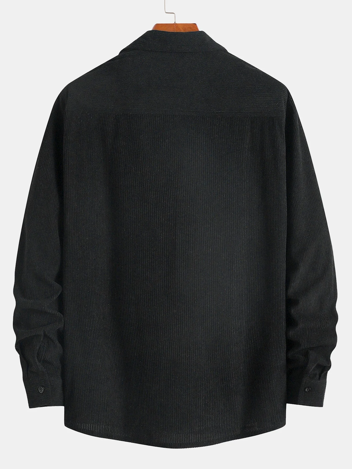 Altamirano® | Corduroy Plaid Panel Shirt - Image 4
