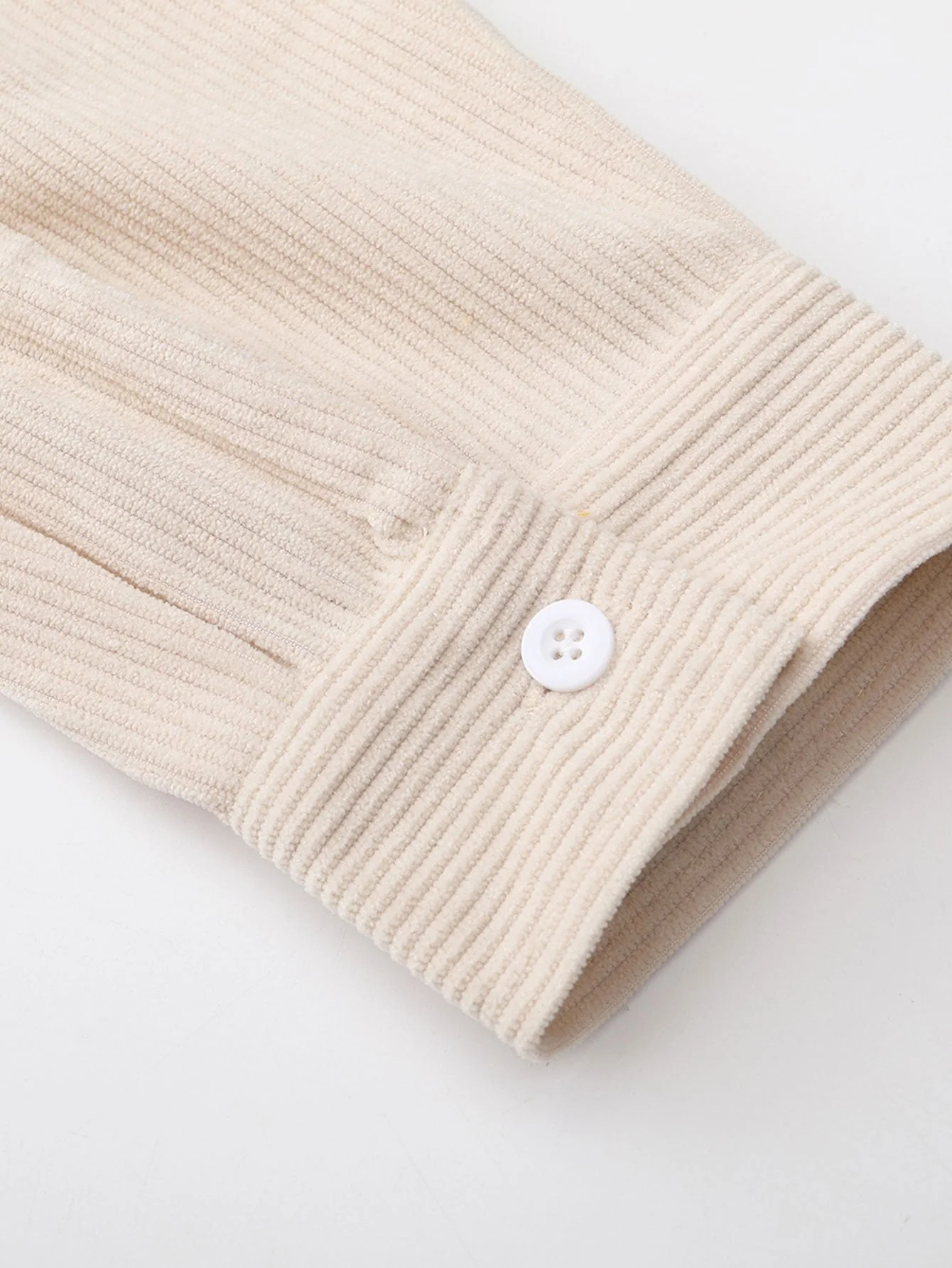 Altamirano® | Corduroy Plaid Panel Shirt - Image 7