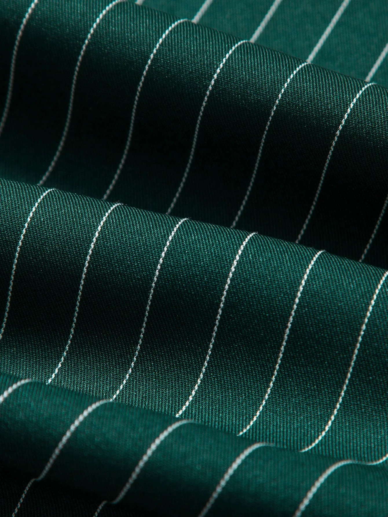 Althaea® | Long Sleeve Stand Collar Striped Shirt - Image 8