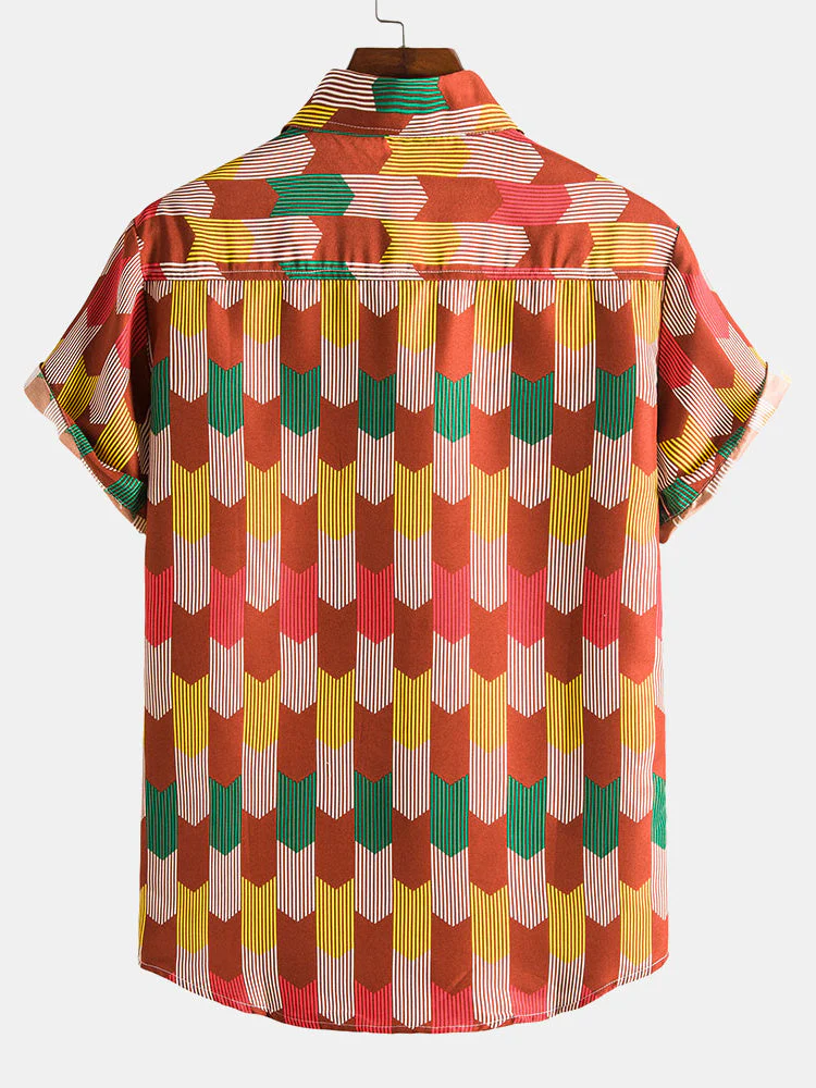 Althaus® | Multi Color Abstract Print Shirts - Image 2