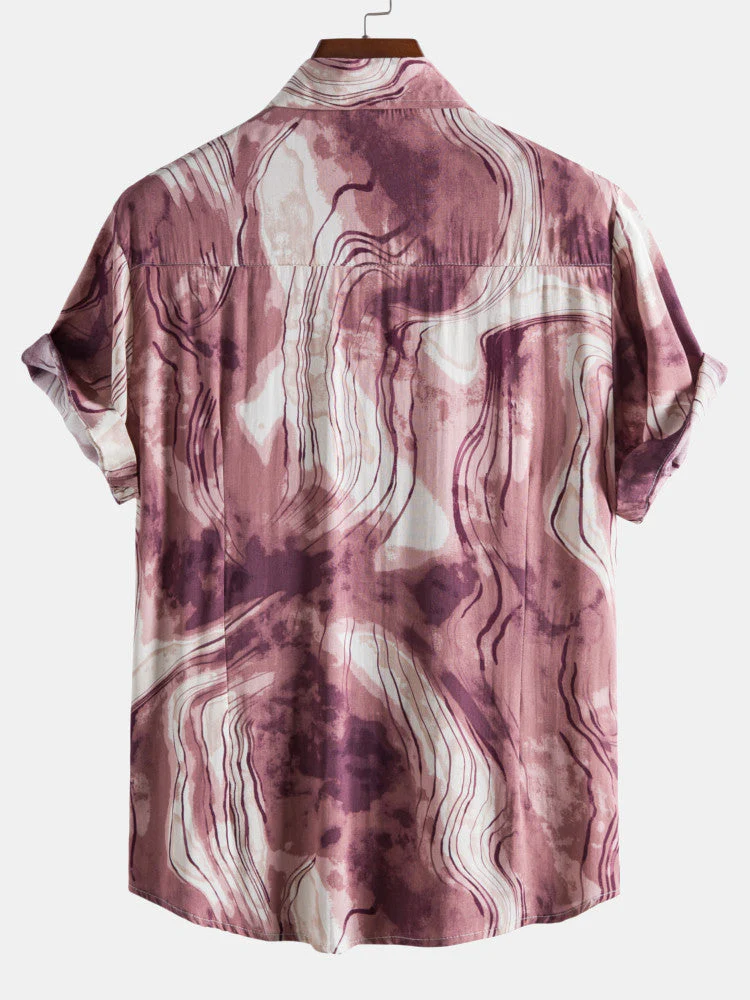 Álvaro® | Abstract Painting Print Shirts - Image 4
