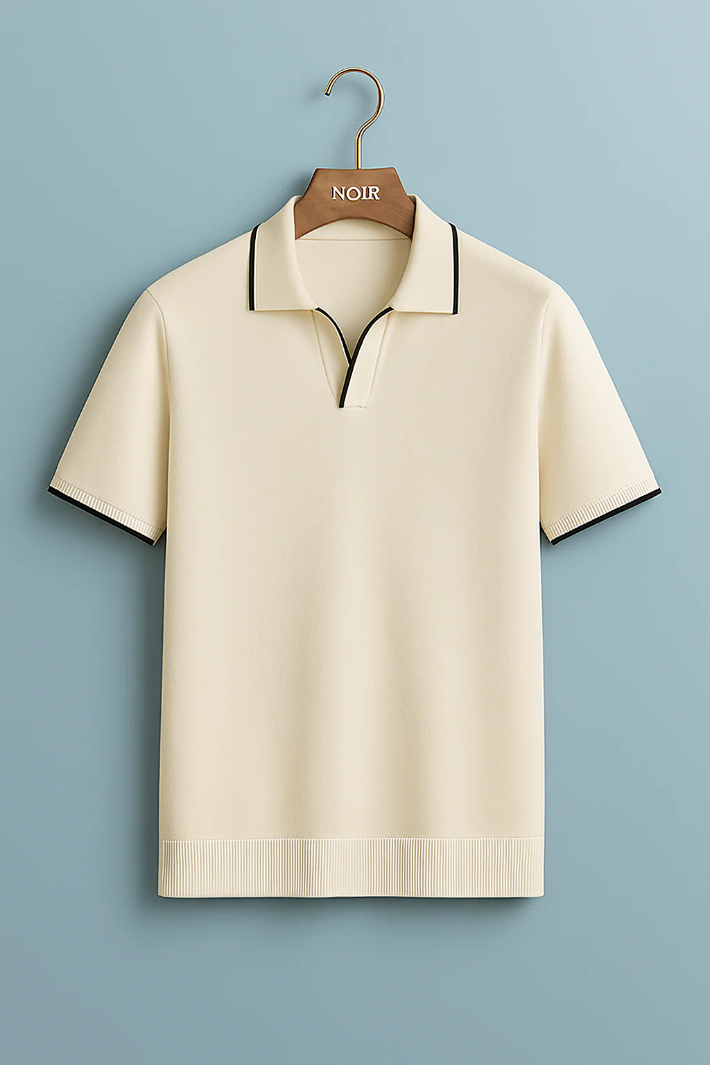Álvaro® | Black Soft Polo - Image 3