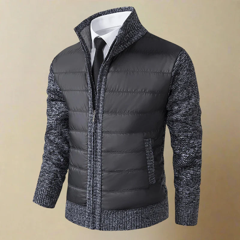 Álvaro® | Warm jacket with high collar and zip - Image 2