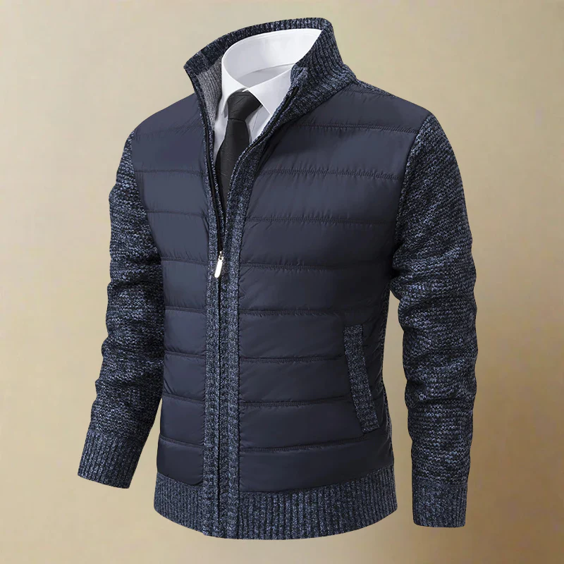 Álvaro® | Warm jacket with high collar and zip - Image 3