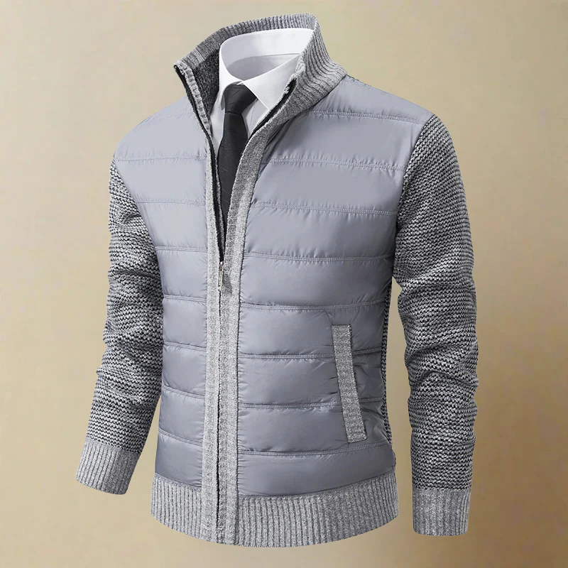 Álvaro® | Warm jacket with high collar and zip - Image 4