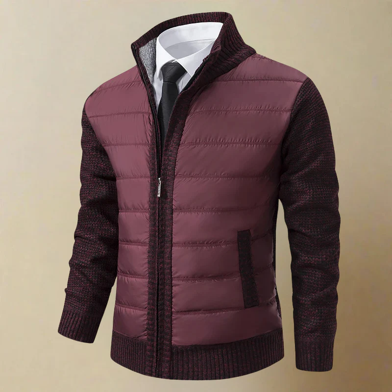 Álvaro® | Warm jacket with high collar and zip - Image 5