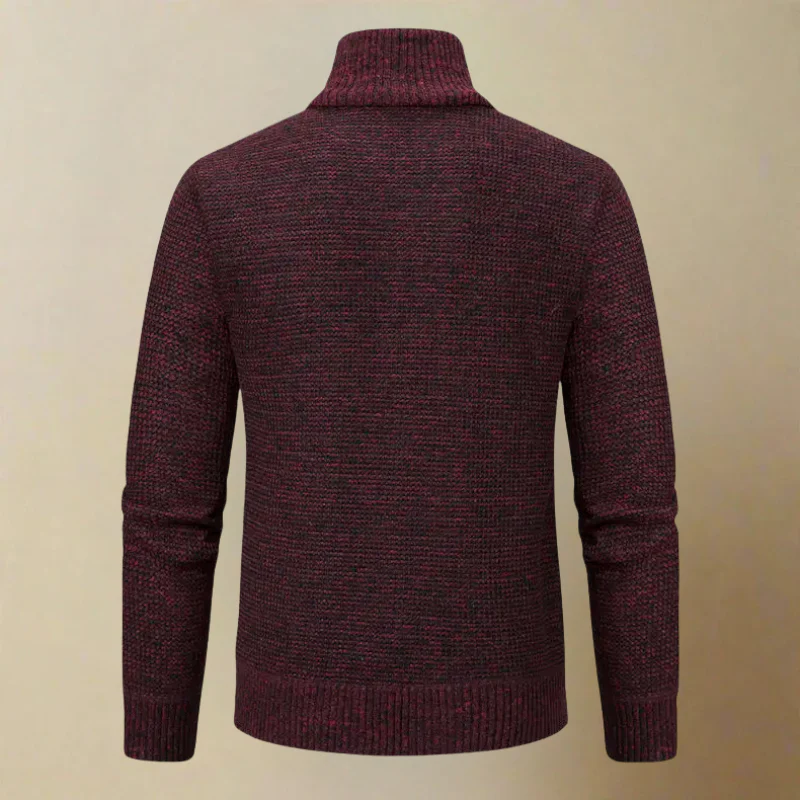 Álvaro® | Warm jacket with high collar and zip - Image 6