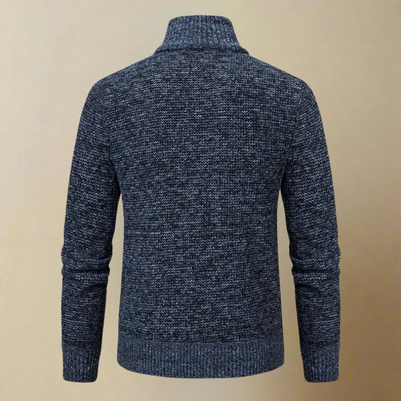 Álvaro® | Warm jacket with high collar and zip - Image 7
