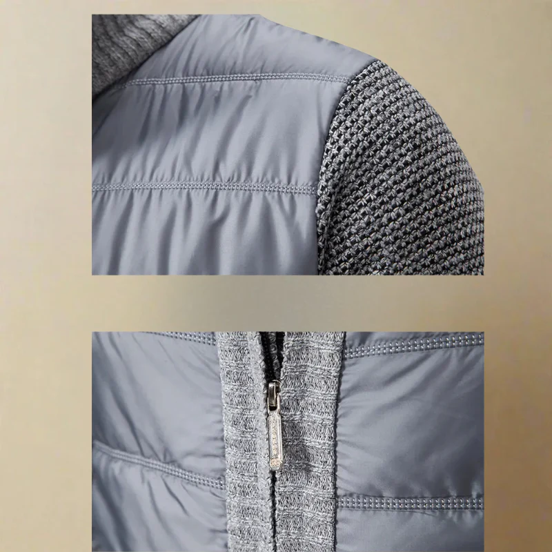 Álvaro® | Warm jacket with high collar and zip - Image 8