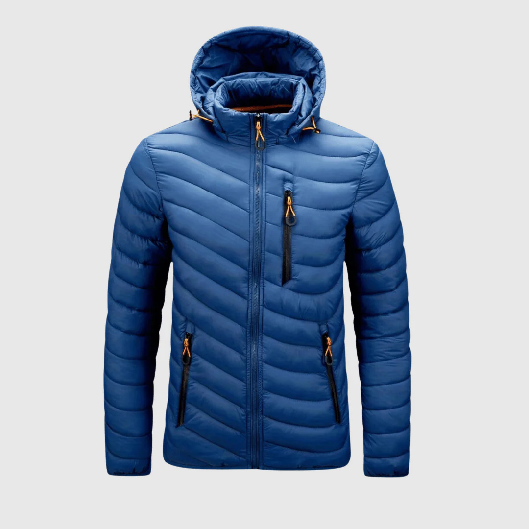 Alvaro | Uno Zipper Hooded Puffer Jacket - Image 5