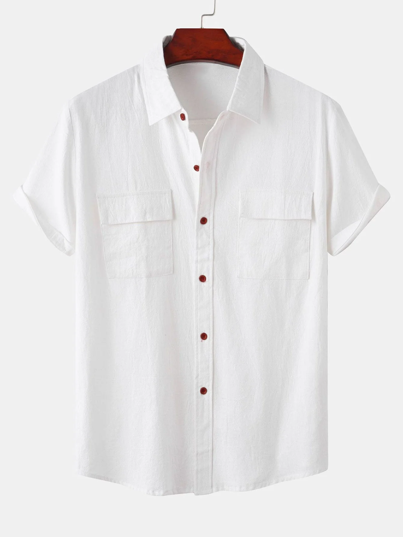 Alver® | Man Button Up Shirt With Patch Pockets - Image 6