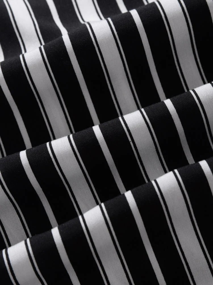 Alvis® | Stripes Short Sleeve Casual Shirts - Image 6