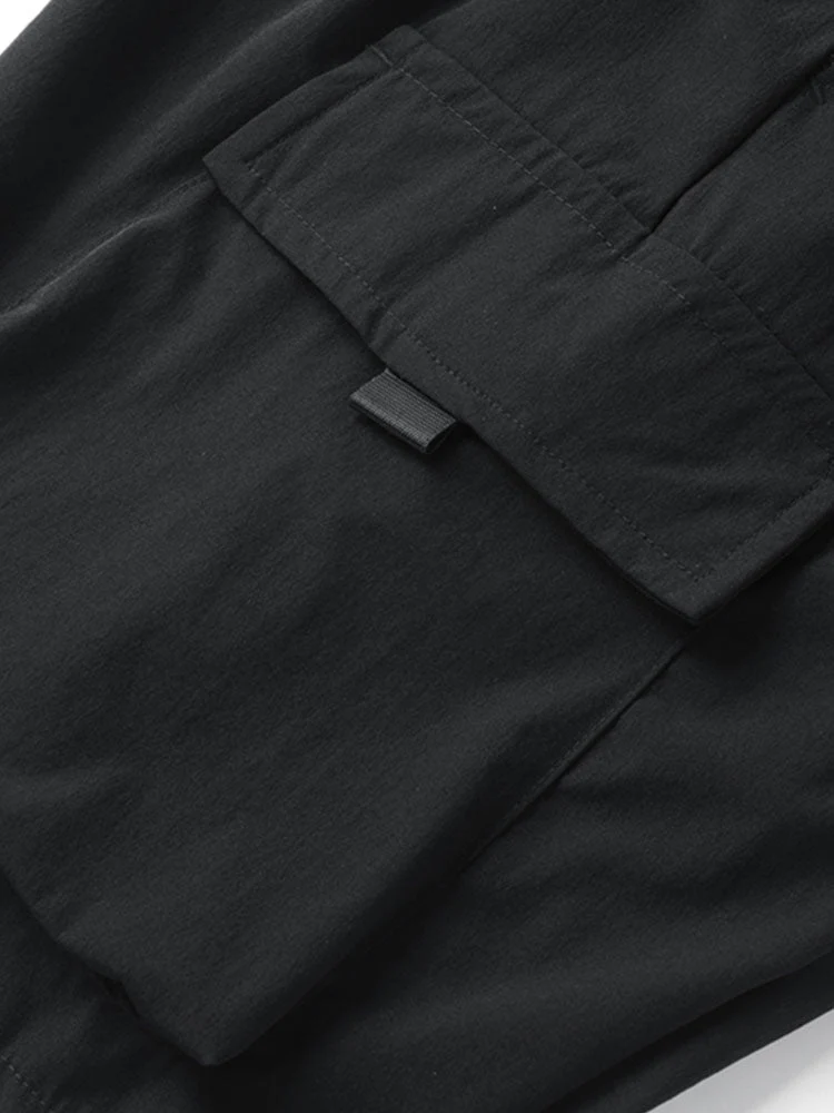 Amadeus | Solid Drawstring Cargo Shorts - Image 10