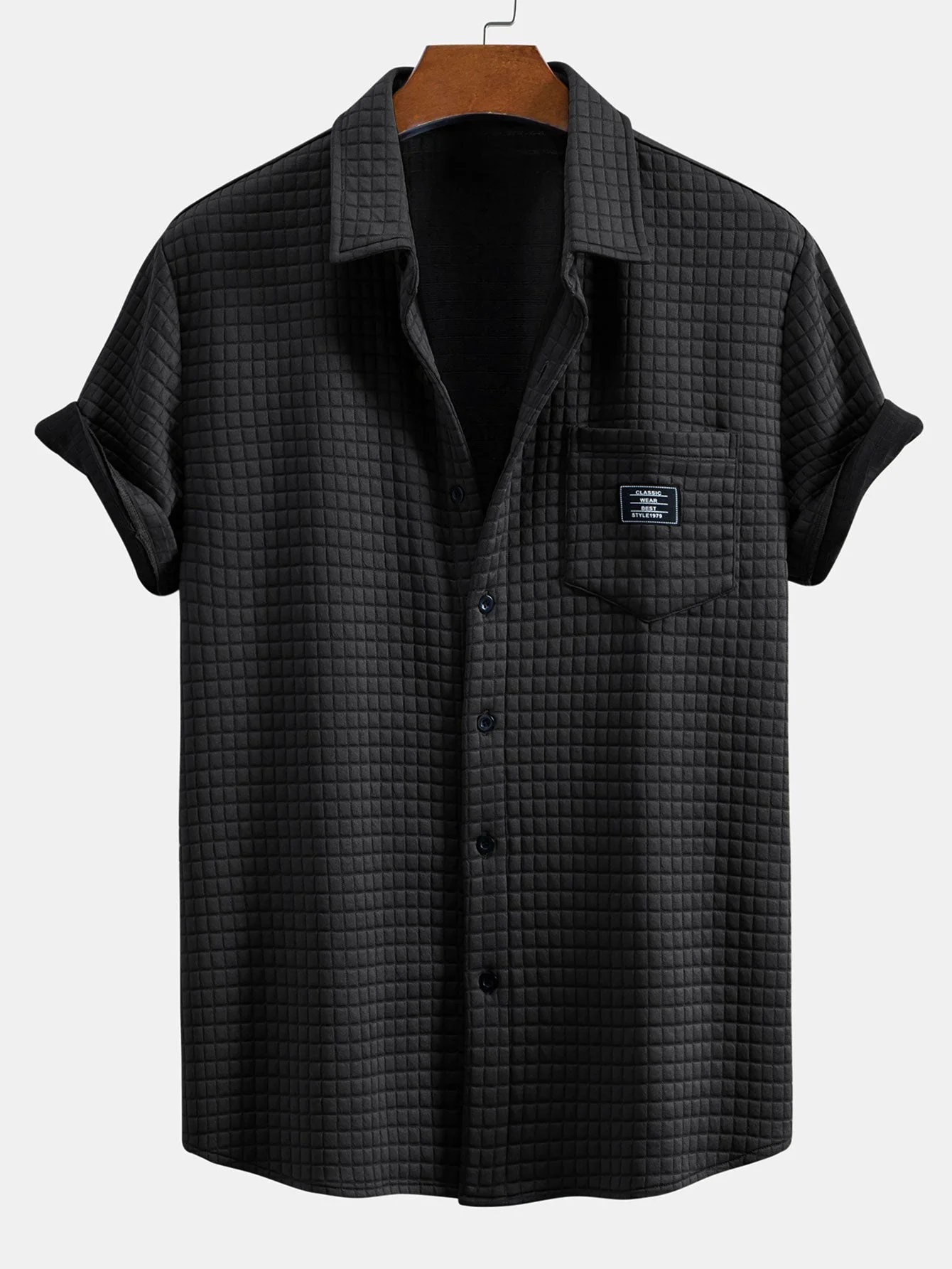 Amadou® | Short Sleeve Waffle Shirt - Image 3