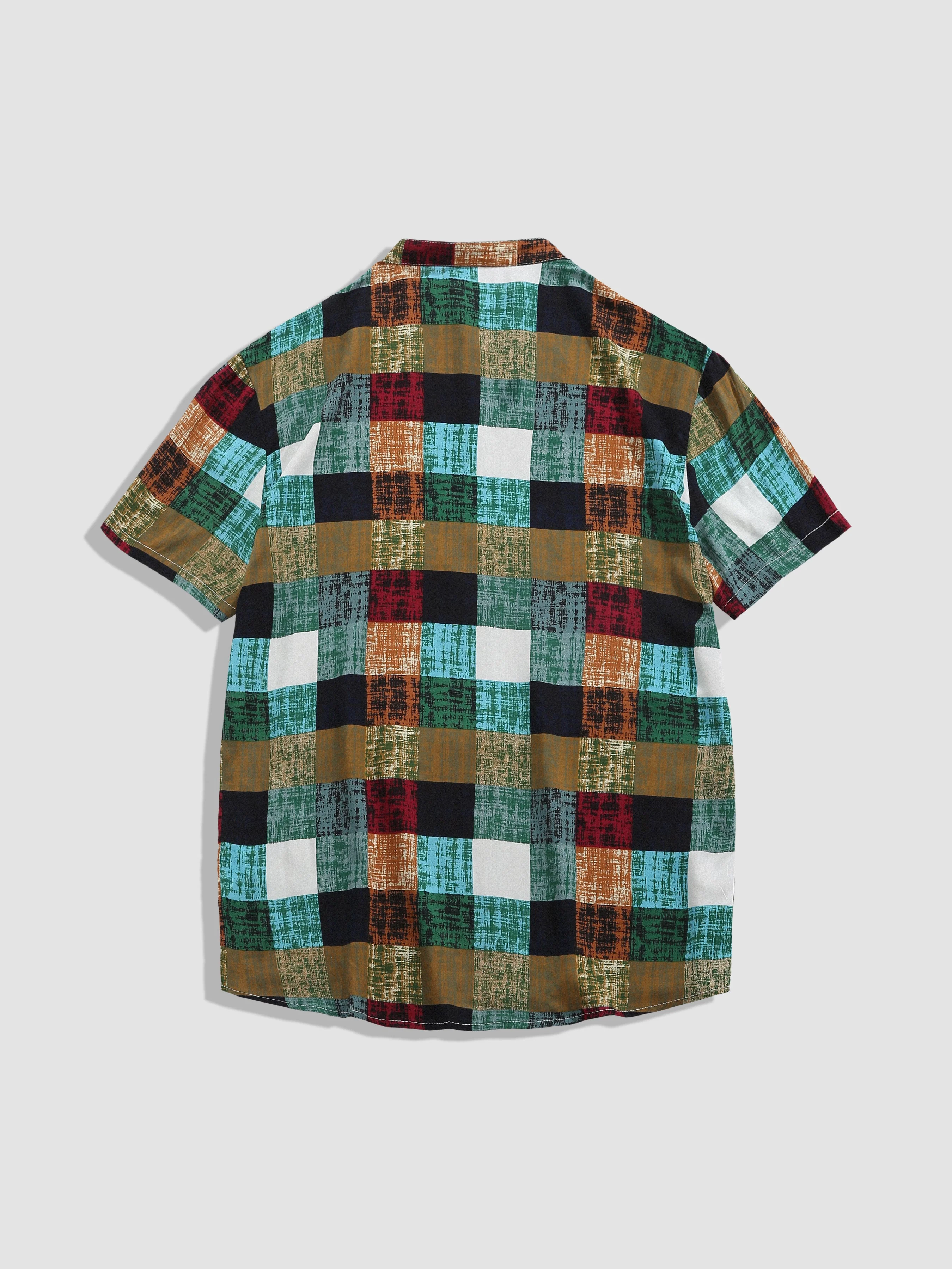 Amalek® | Multi Color Plaid Thin Shirts - Image 2