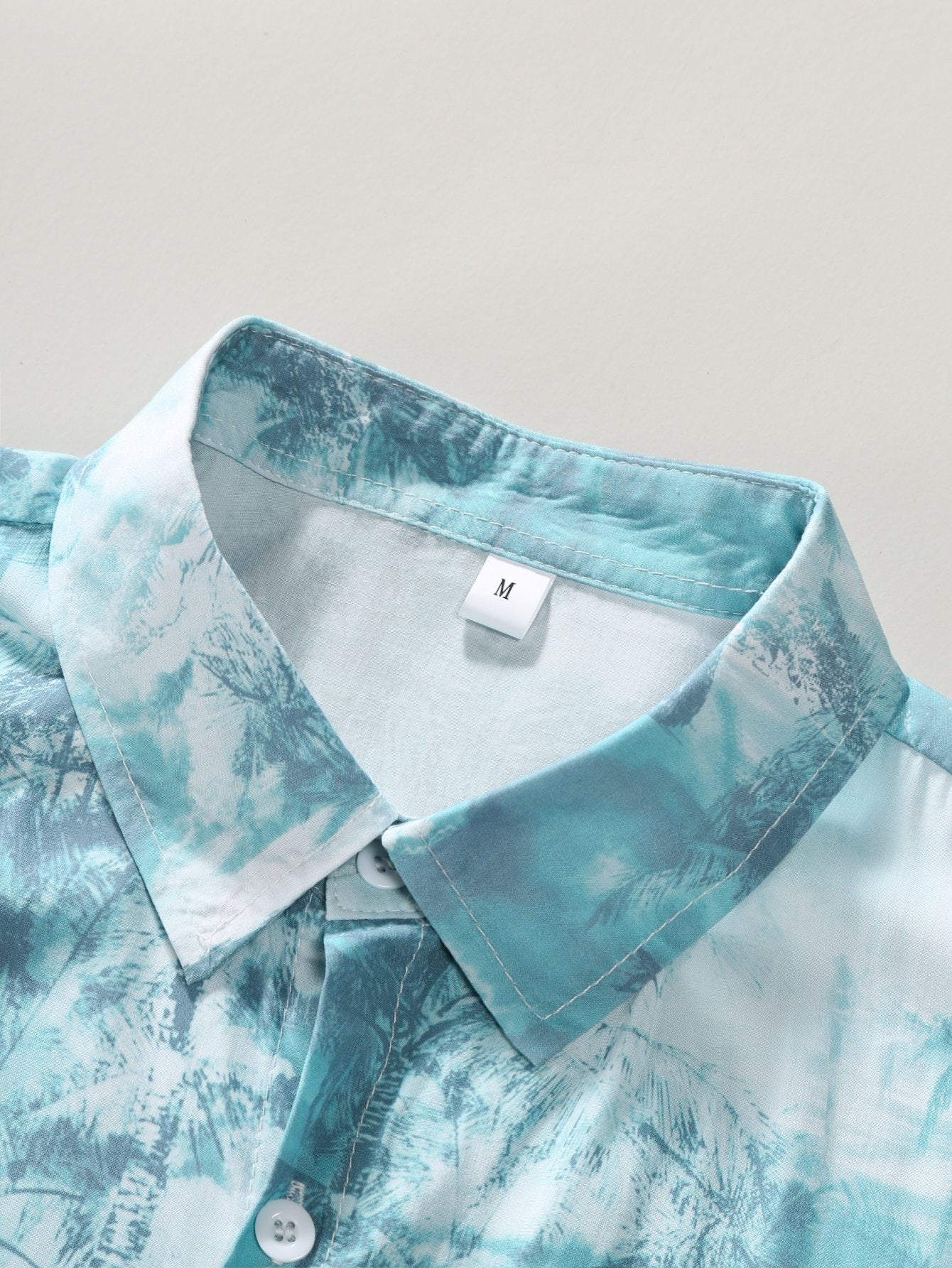 Amand® | Ink Botanical Print Button Up Shirt - Image 3
