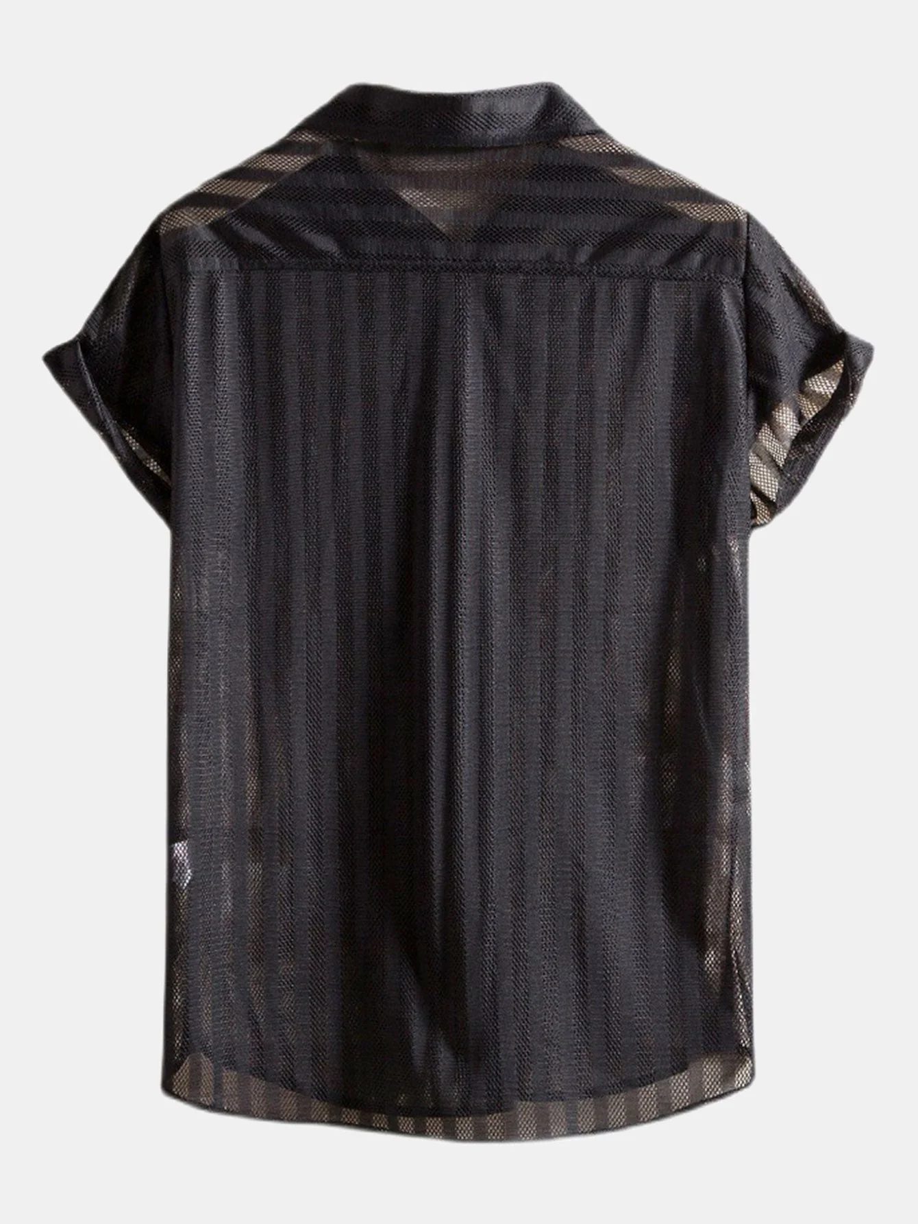 Amanzio® | Mesh Button Up Shirt - Image 2