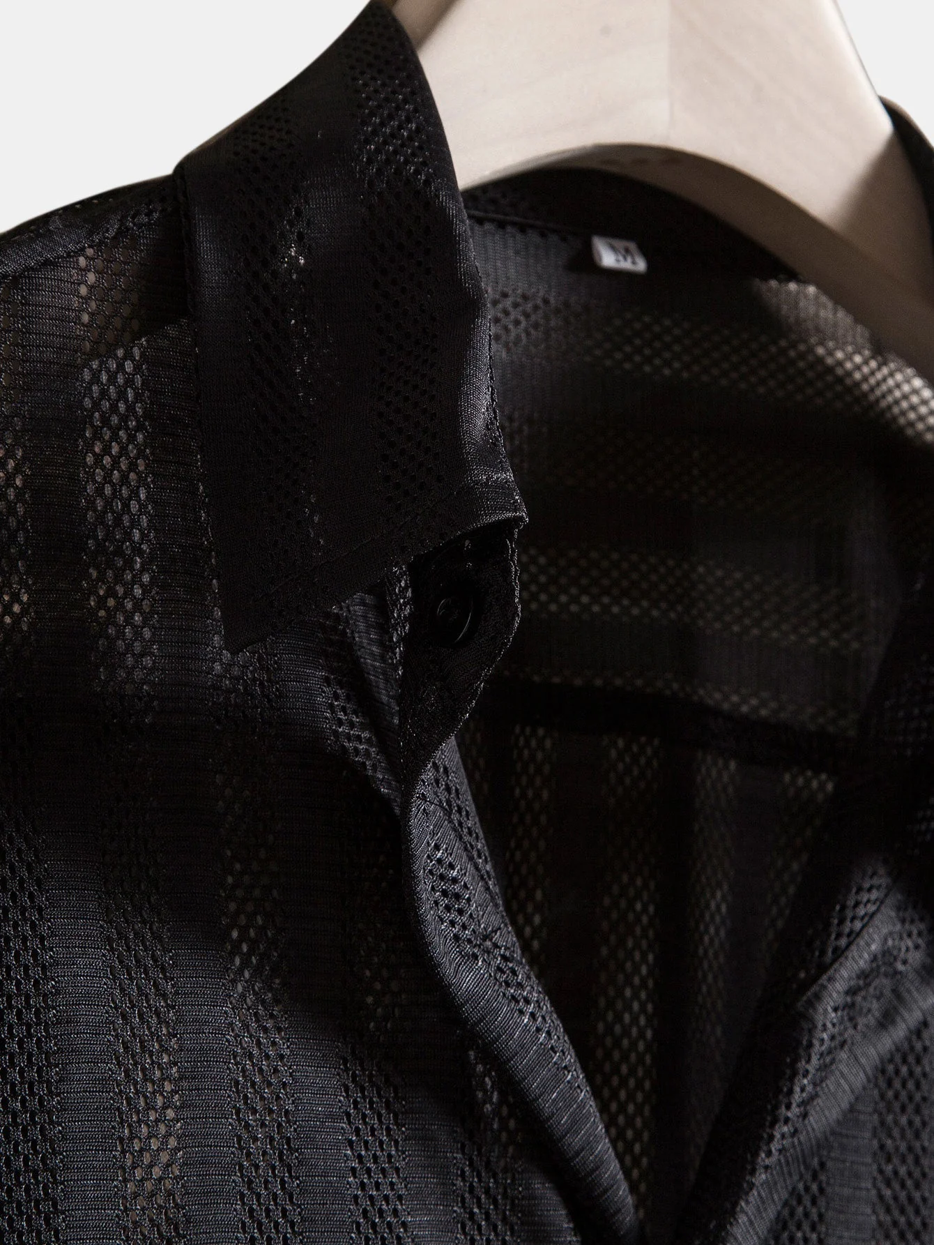 Amanzio® | Mesh Button Up Shirt - Image 3