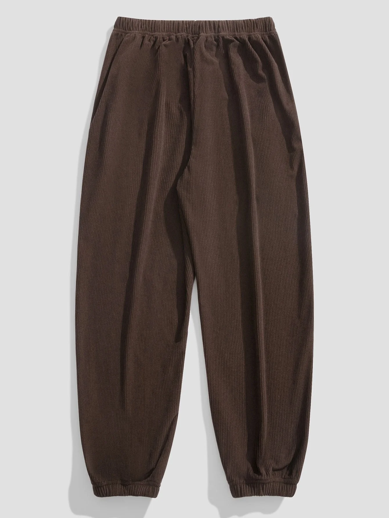 Amaro® | Corduroy Drawstring Jogging Pants - Image 14