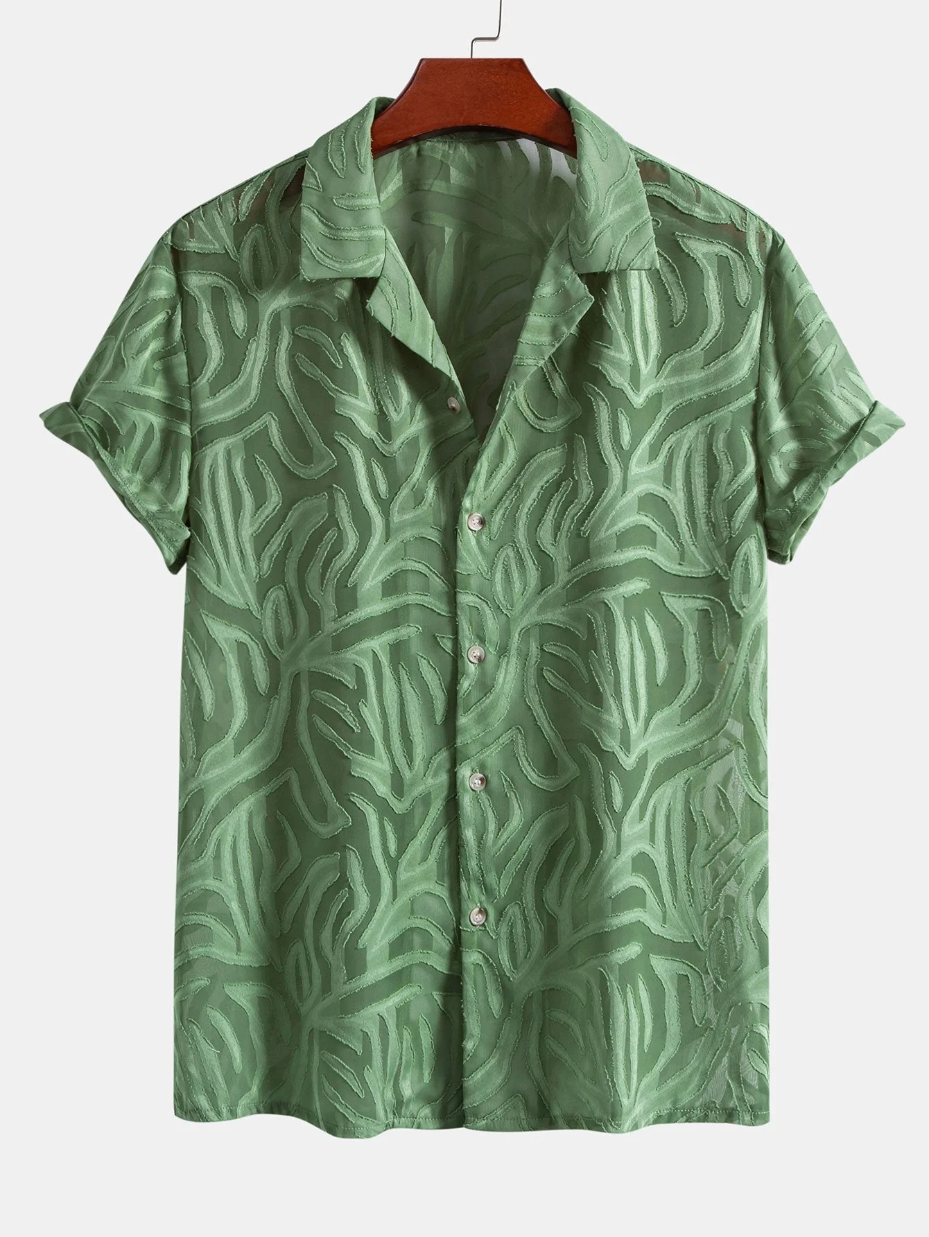 Amaury® | Jacquard Texture Cuban Shirt - Image 2