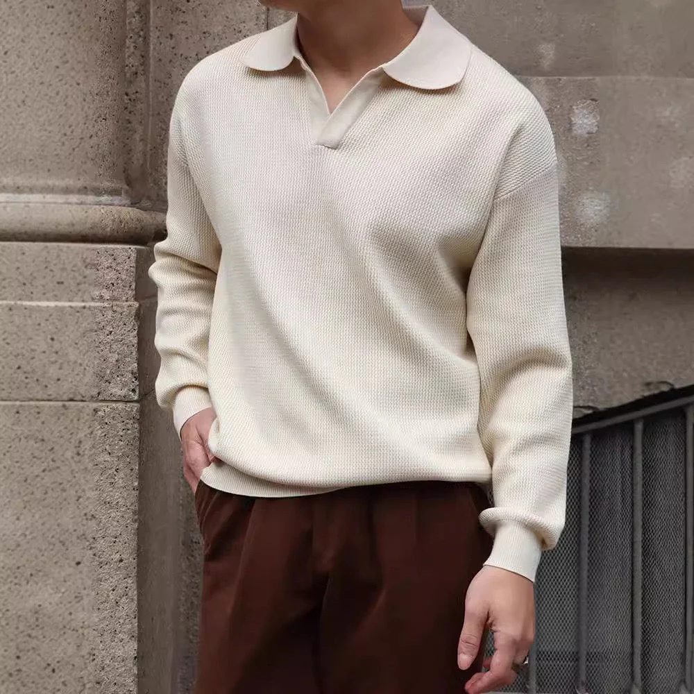 Ambros® | BUSAN Old Money V-Neck Polo - Image 2