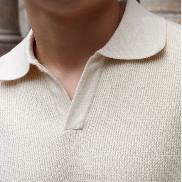 Ambros® | BUSAN Old Money V-Neck Polo - Image 3