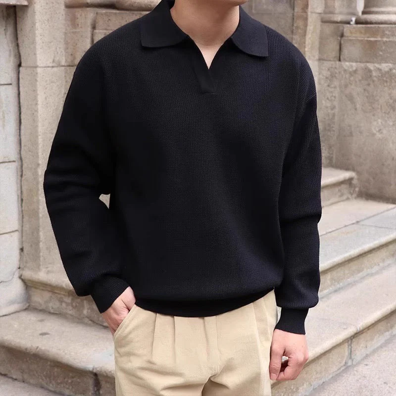 Ambros® | BUSAN Old Money V-Neck Polo - Image 4
