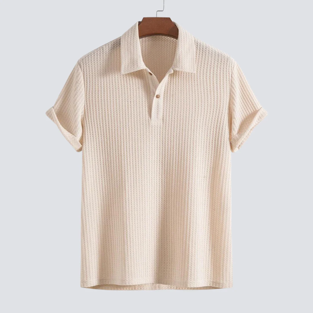 Ambrose® | Waffle Knit Polo - Image 4