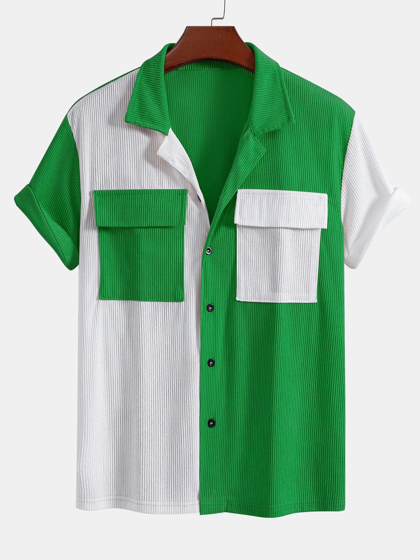 Americo® | Two Tone Cuban Corduroy Shirt - Image 11