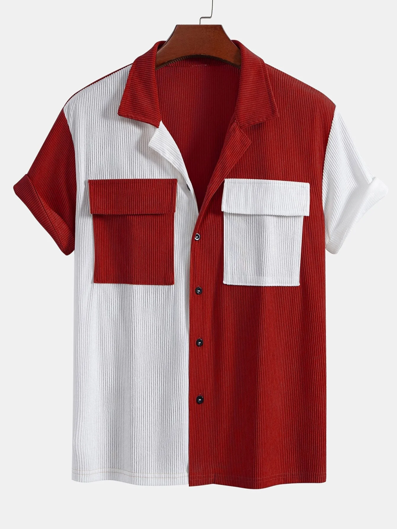 Americo® | Two Tone Cuban Corduroy Shirt - Image 7