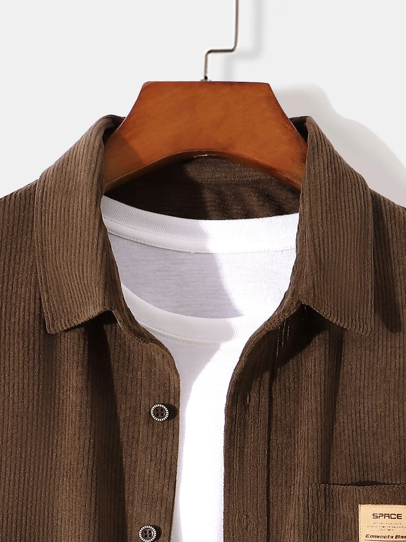Amichai® | Long Sleeve Corduroy Shirt - Image 4