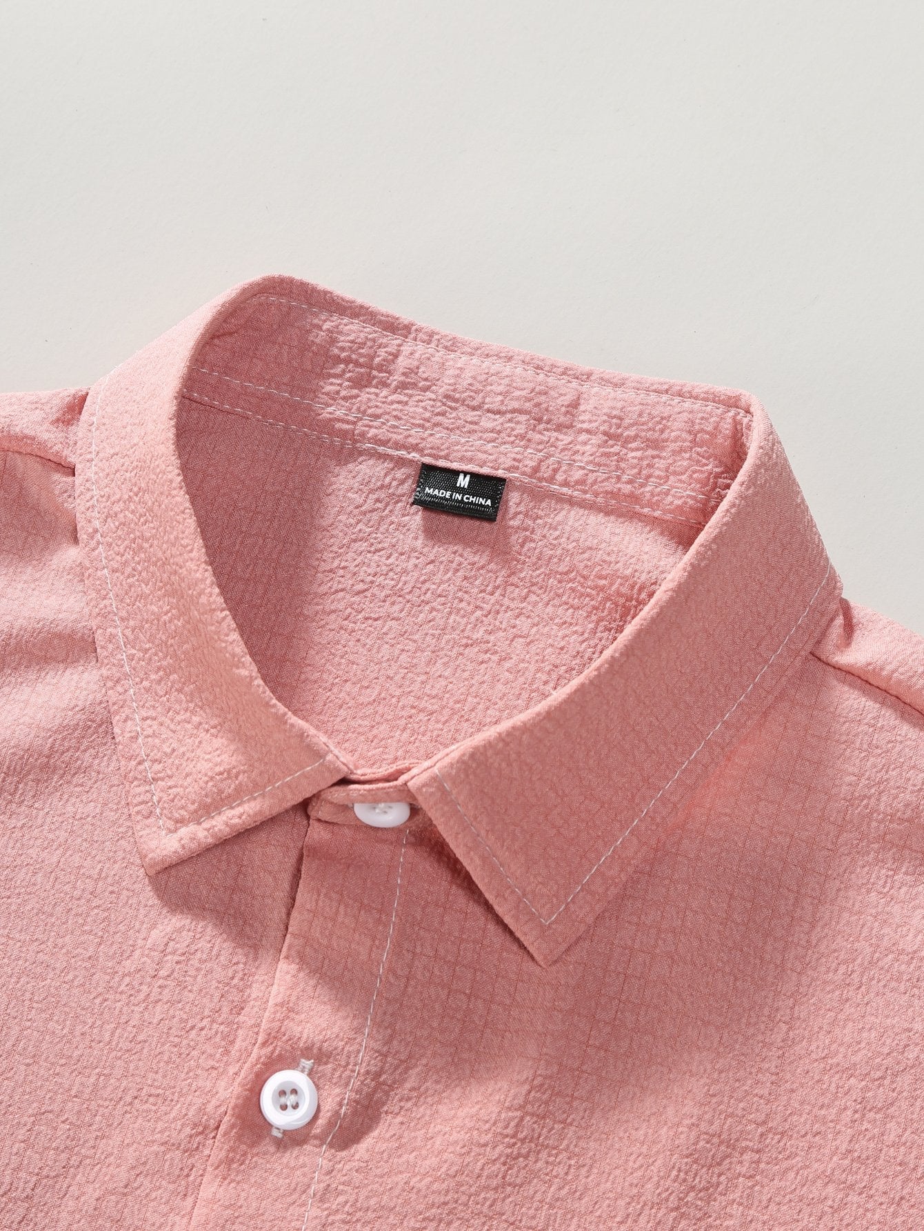 Amiran® | Texture Print Button Up Shirt - Image 3