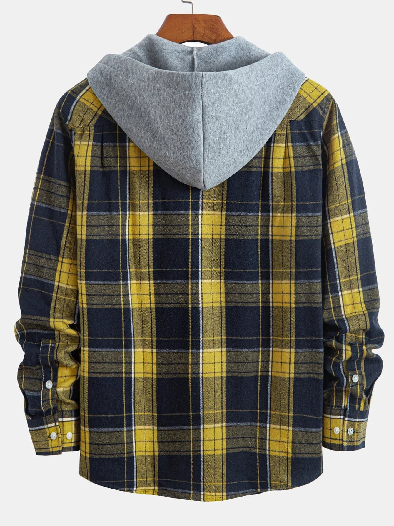 Ammar® | Plaid Hooded Shirt - Image 2