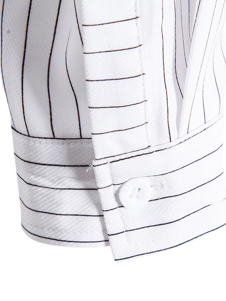 Amos® | Long Sleeved Pinstripe Shirt - Image 4