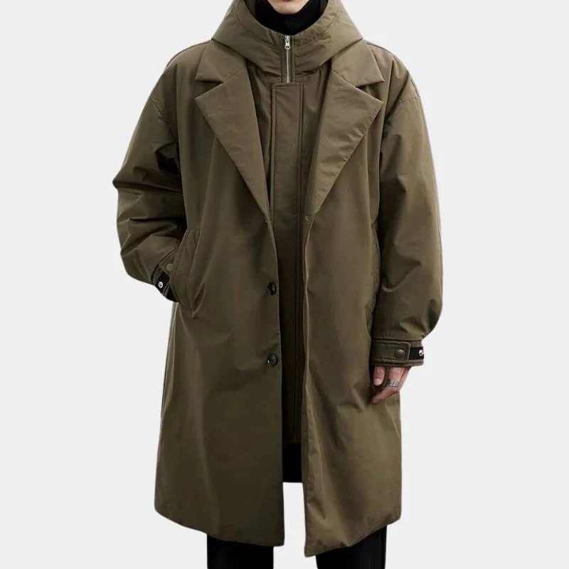 Amos® | Luxden Men’s Trench Coat - Image 2