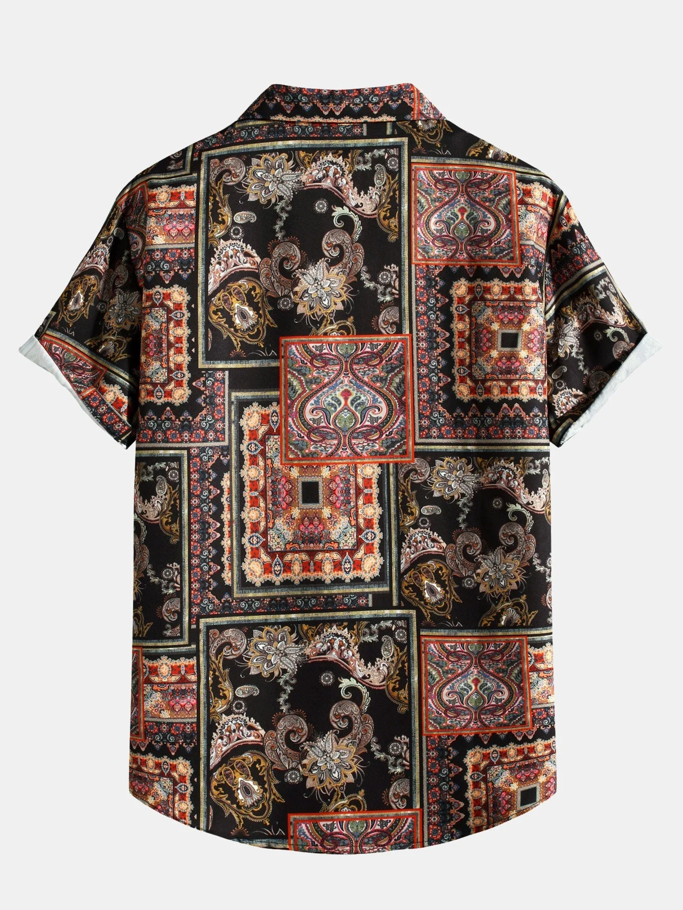 Amram® | Paisley Baroque Print Button Up Shirt - Image 2