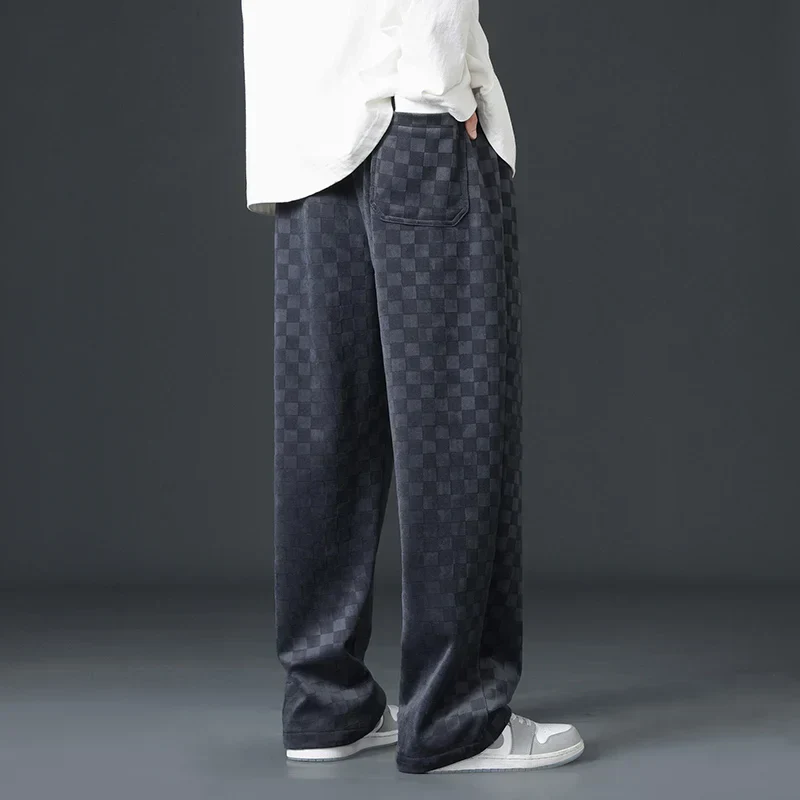 Amyas® | Checkered Corduroy Sweatpants - Image 10