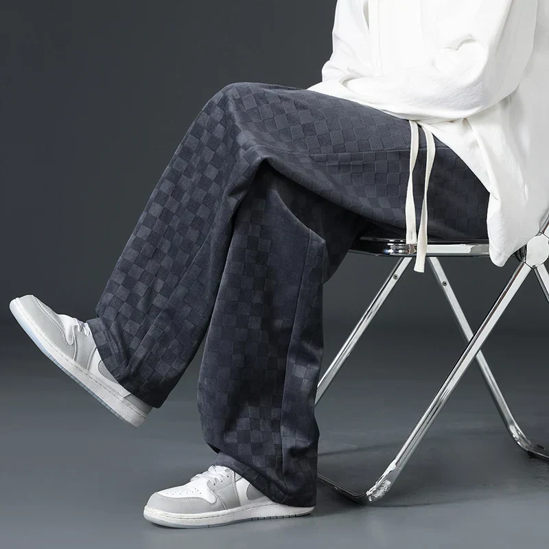 Amyas® | Checkered Corduroy Sweatpants - Image 11